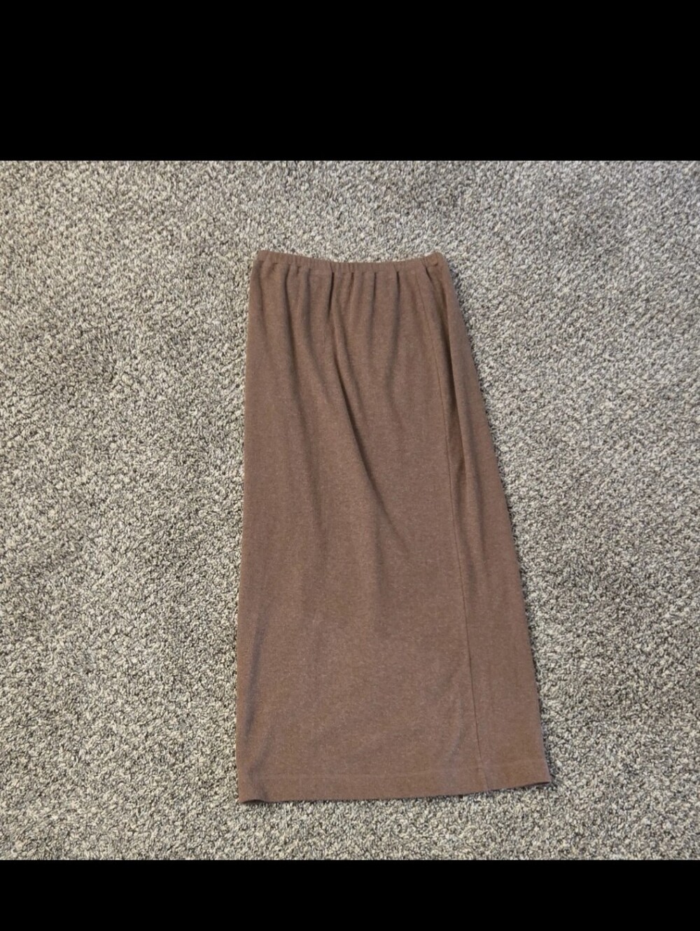 Eileen Fisher Cotton Brown Women's Knit Midi Skirt - Classic